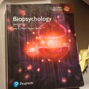 Pearson Biopsychology Tenth Edition with Red Accents